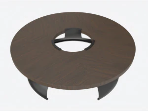 Cocktail Table Baker Discus 3D Model