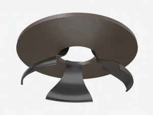 Cocktail Table Baker Discus 3D Model