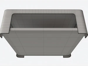 Cocktail Table Baker Marin 3D Model