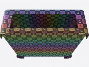 Cocktail Table Baker Marin 3D Model