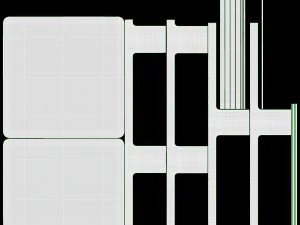 Cocktail Table Baker Marin 3D Model