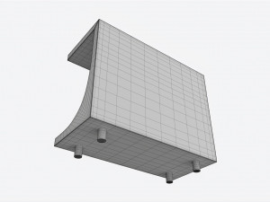 Console Baker Newel 3D मॉडल