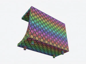 Консоль Бейкер Ньюел 3D Модель