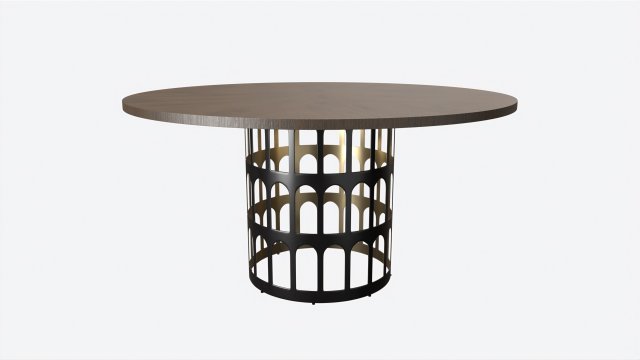 Dining Table Baker Colosseum 3D 모델 .c4d .max .obj .3ds .fbx .stl .blend 
