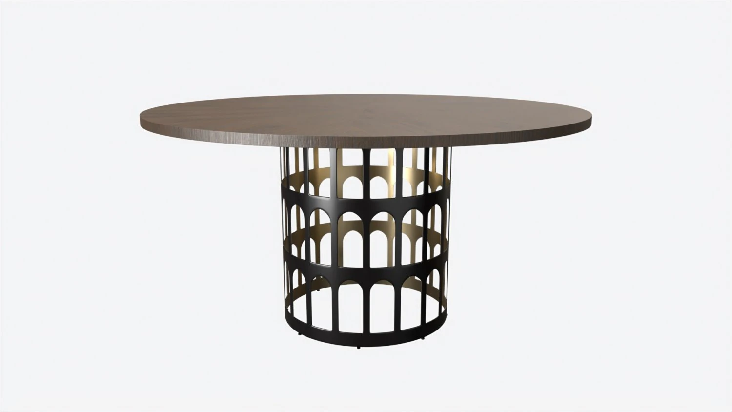 Dining Table Baker Colosseum 3D Model .c4d .max .obj .3ds .fbx .stl .blend