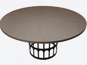 Dining Table Baker Colosseum 3D Model