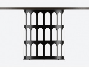 Dining Table Baker Colosseum 3D 모델