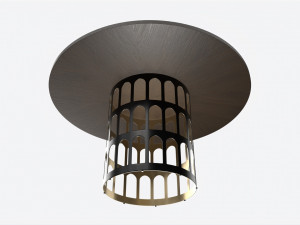 Dining Table Baker Colosseum 3D 모델