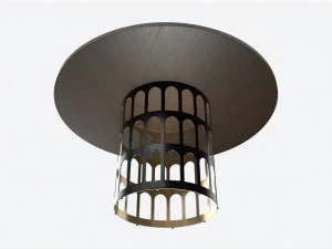 Dining Table Baker Colosseum 3D Model
