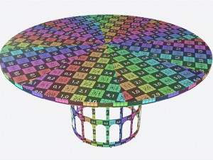 Dining Table Baker Colosseum 3D 모델