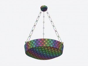 Dish Pendant Baker Murano 3D 模型