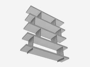 Etagere Baker Array 3D मॉडल