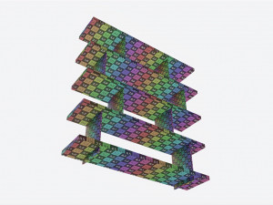 Etagere Baker Array 3D मॉडल
