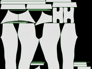 Female Mannequin in Sport Clothes Modello 3D