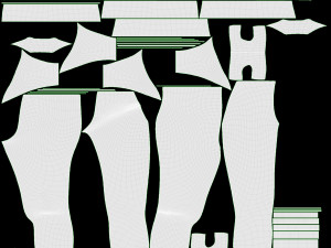 Female Mannequin in Sport Clothes in Action 3D Model