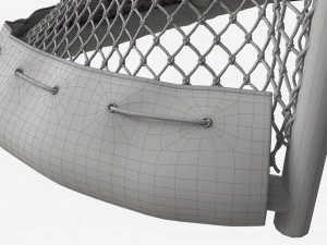 Ice Hockey Goal 3D Model