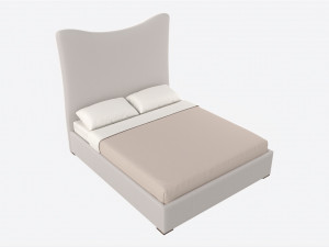 King Bed Baker Giselle 3D-Modell