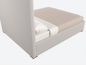 King Bed Baker Giselle Model 3D