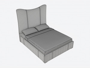 King Bed Baker Giselle Model 3D