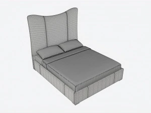 King Bed Baker Giselle 3D Model