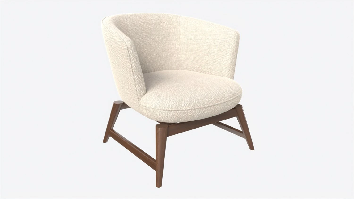 Lounge Chair Baker Coupe 3D Model .c4d .max .obj .3ds .fbx .stl .blend