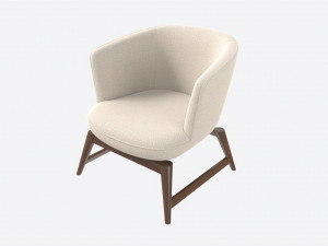 Lounge Chair Baker Coupe Model 3D