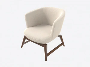 Lounge Chair Baker Coupe 3D Model