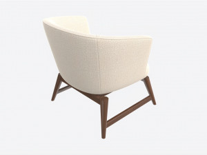 Lounge Chair Baker Coupe Model 3D