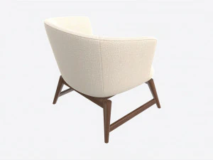 Lounge Chair Baker Coupe 3D Model