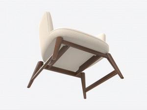 Lounge Chair Baker Coupe Model 3D