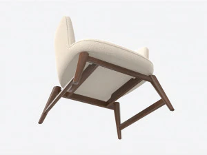 Lounge Chair Baker Coupe 3D Model