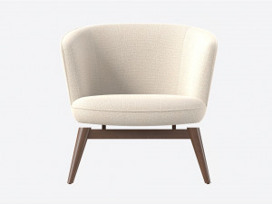 Lounge Chair Baker Coupe Model 3D