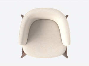 Lounge Chair Baker Coupe Model 3D
