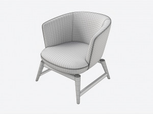 Lounge Chair Baker Coupe Model 3D