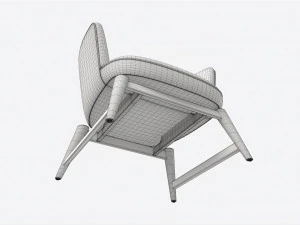 Lounge Chair Baker Coupe 3D Model