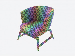 Lounge Chair Baker Coupe Model 3D