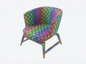 Lounge Chair Baker Coupe 3D Model