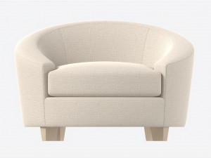 Lounge Chair Baker Ellipse 3D मॉडल