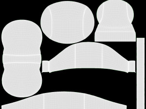 Lounge Chair Baker Ellipse 3D मॉडल