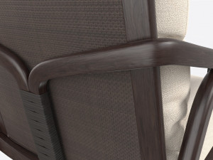 Lounge Chair Baker Knot 3D 模型