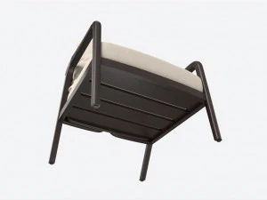 Lounge Chair Baker Knot 3D Model