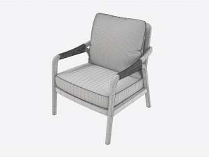 Lounge Chair Baker Knot 3D 模型