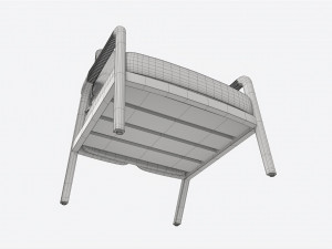 Lounge Chair Baker Knot 3D 模型