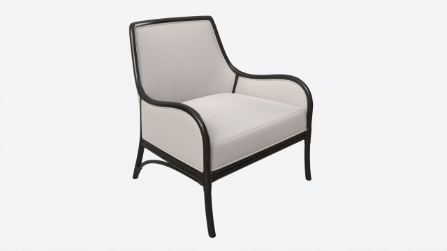 Lounge Chair Baker Lantana 3D Модель .c4d .max .obj .3ds .fbx .stl .blend 