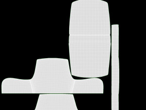 Lounge Chair Baker Lantana 3D Модель