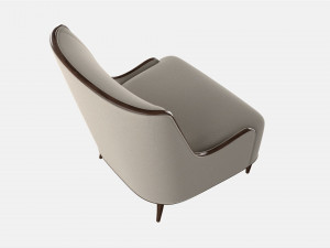 Lounge Chair Baker Marino Model 3D