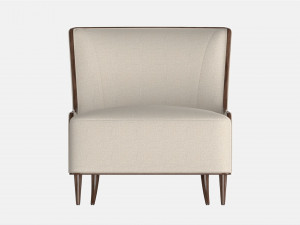 Lounge Chair Baker Marino Model 3D