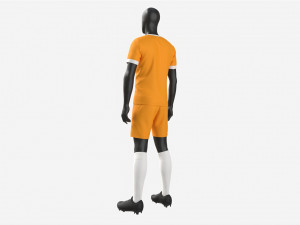 Male Manequin in Soccer Uniform 3D Model