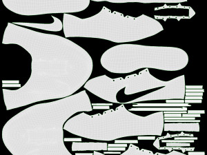 Male Manequin in Soccer Uniform in Action 01 3D Модель