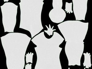 액션 01에서 축구 유니폼을 입은 남성 마네킹 3D 모델